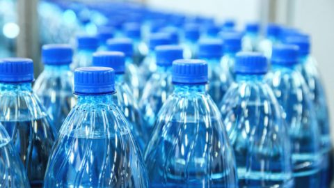 saving water - bottled water